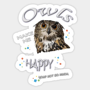 Royal Owl Sticker